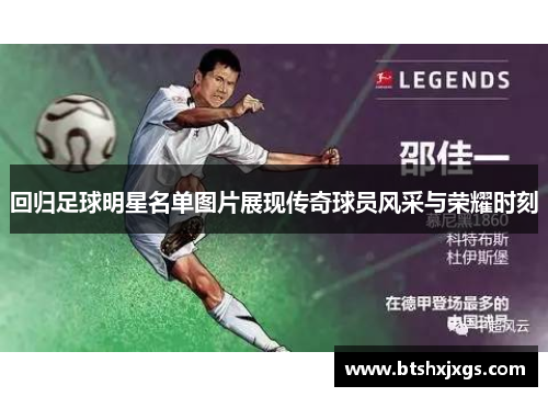 回归足球明星名单图片展现传奇球员风采与荣耀时刻